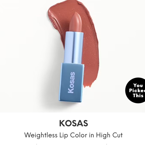 Kosas Other - New Kosas Weightlesss Lip Color in “High Cut”